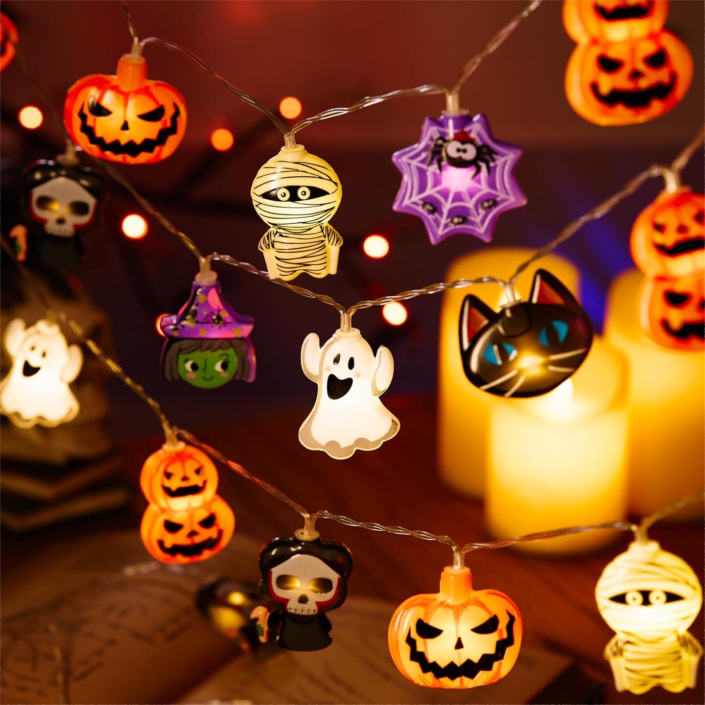 Halloween String Lights Decorations,