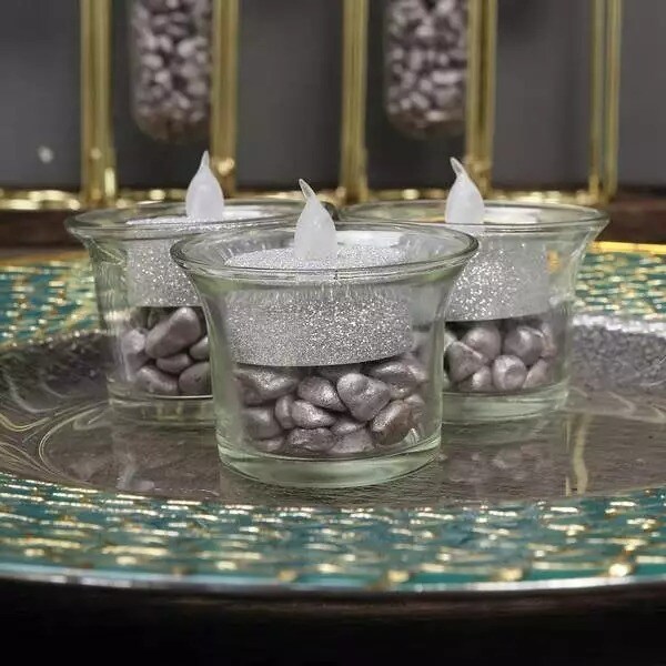 2 lbs Crushed Gravel Pebble Stones Decorative Vase Fillers Wedding Decorations