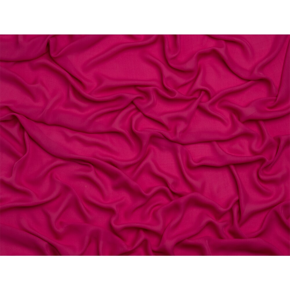 1 Yard Silk Double Georgette Fabric Beetroot Premium Solid Collection 44 Inch Width