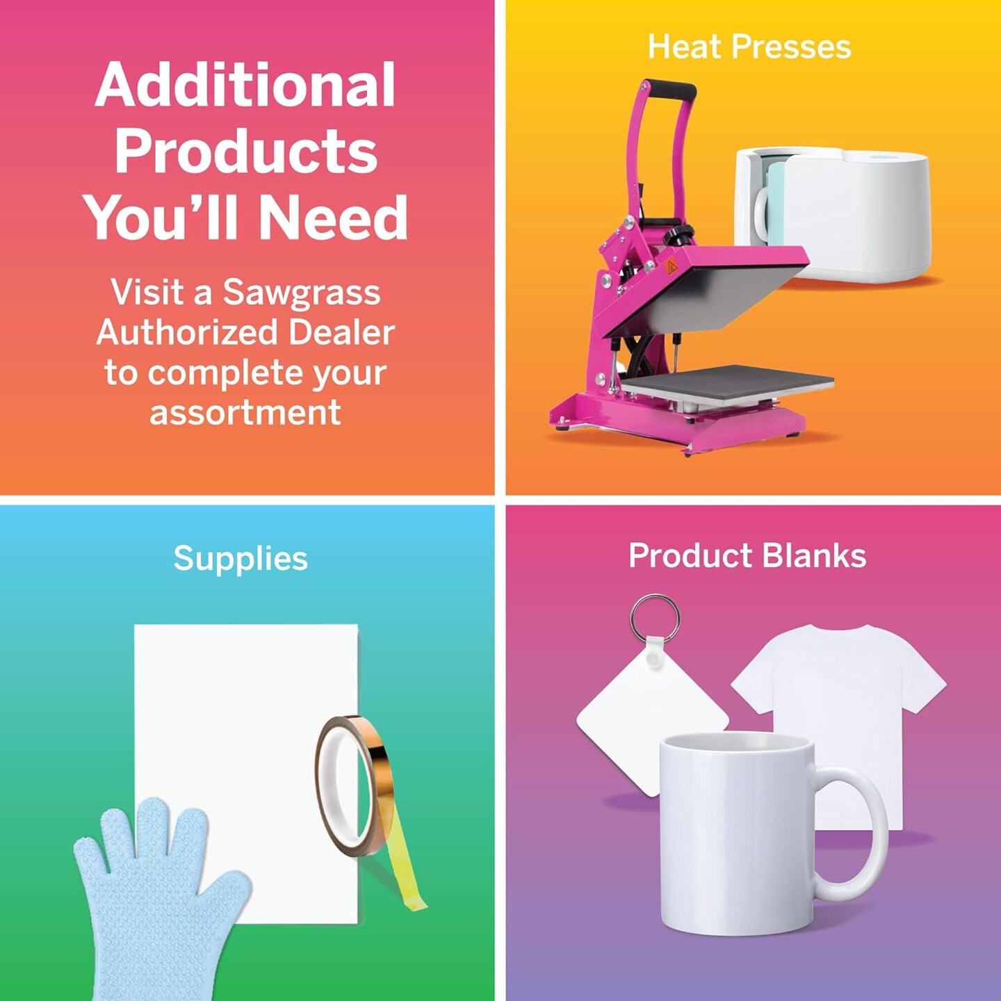 Sawgrass SG500 VersiFlex Printer Bundle, Innovative Inks &#x26; Light Heat Transfer Paper Bundle - Soft-Touch Infusible Ink, 8.5x11 Paper - Professional Results on Untreated Fabric and Wood
