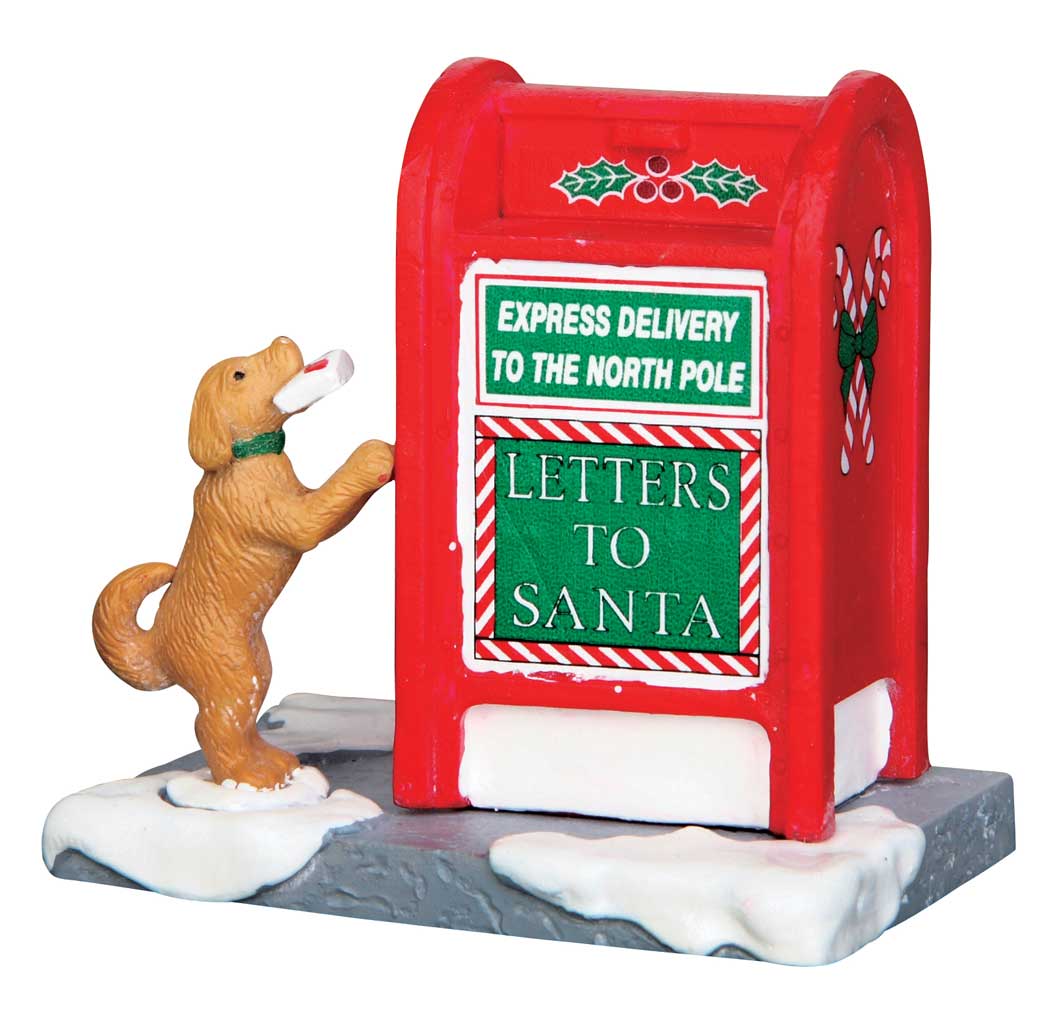 Lemax Santa&#x27;s Village Mailbox