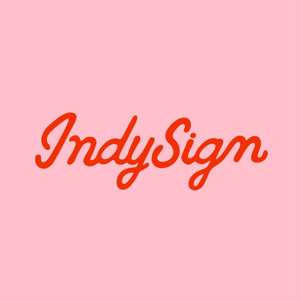 Indy Script Sign IndySign | Storefront | Michaels