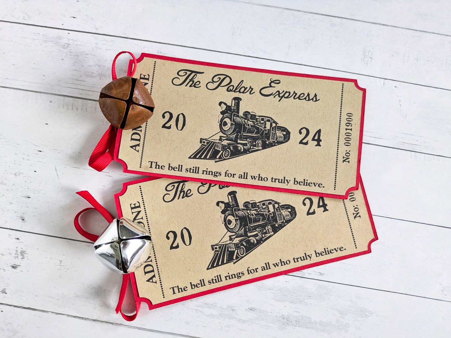 Polar Express Train Ticket, 2024 Polar Express Bell and Ticket | MakerPlace by Michaels for Free Printable Polar Express Bell Tags