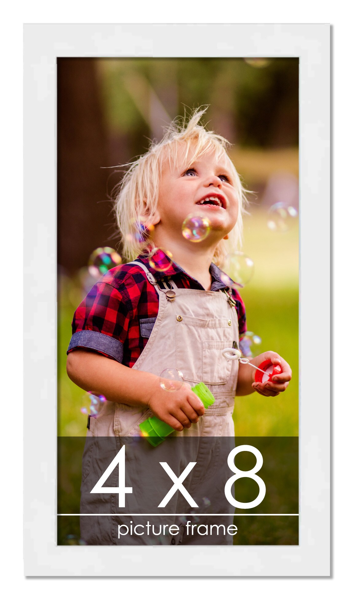 Panoramic Classic Modern White Frame - UV Acrylic, Foam Board Backing, Hanging Hardware