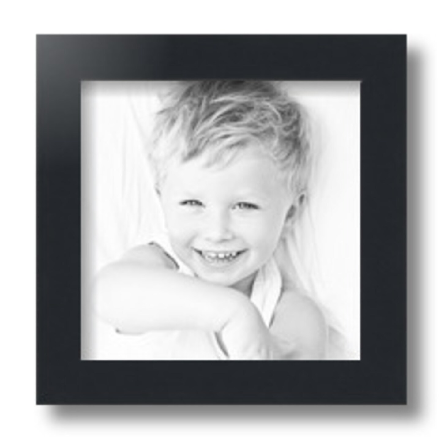 ArtToFrames 8x8 Inch  Picture Frame, This 1.25 Inch Custom MDF Poster Frame is Available in Multiple Colors, Great for Your Art or Photos - Comes with Regular Glass and  Corrugated Backing (A96DW)