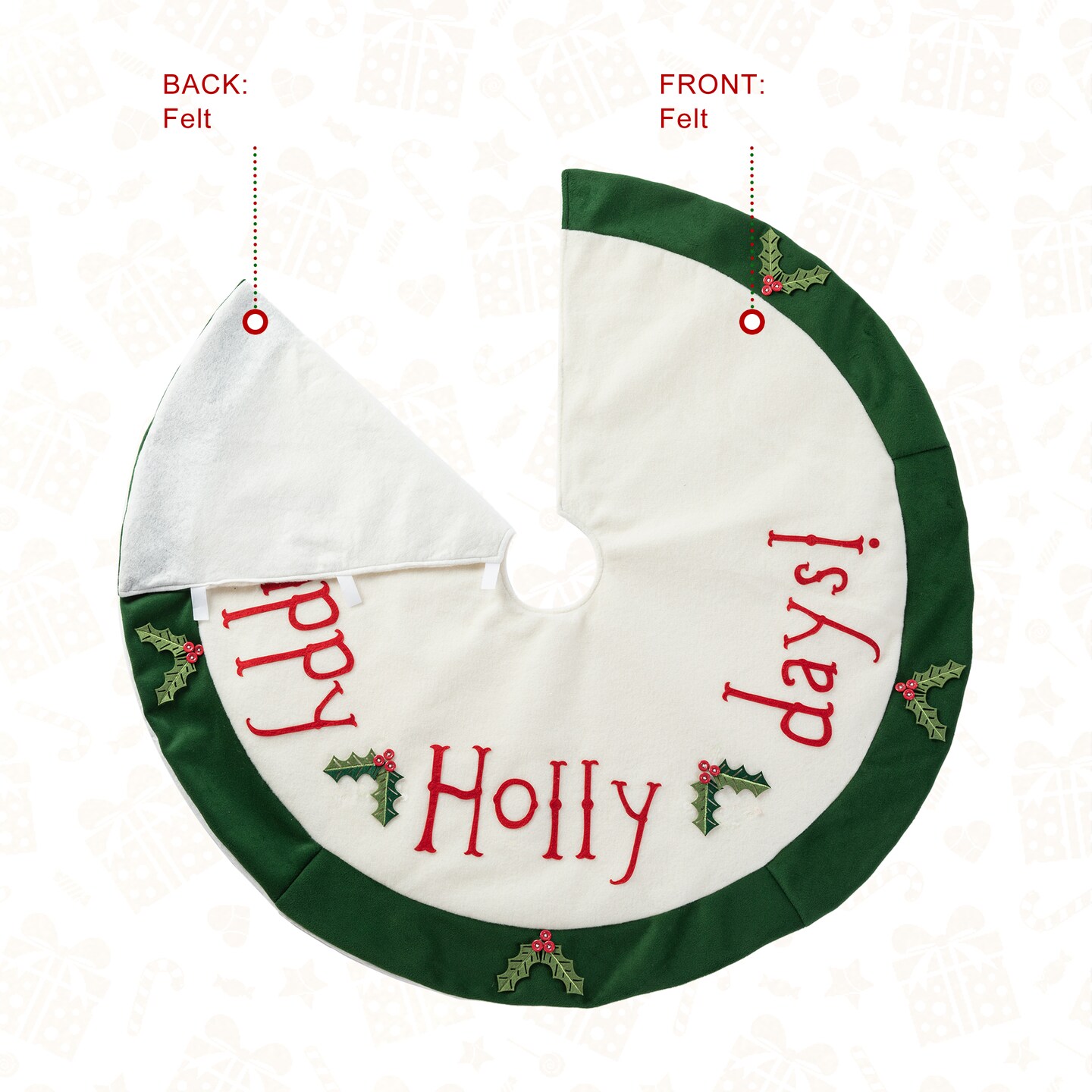 48&#x22;D Christmas Tree Skirt