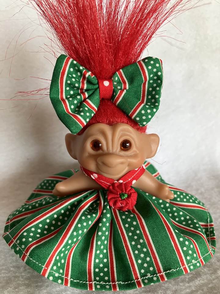 Christmas troll doll on sale