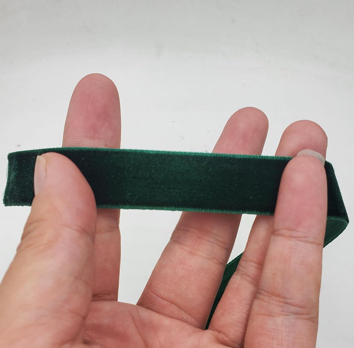 10 Yards Velvet Ribbon Spool (Dark Green, 5/8&#x22;)