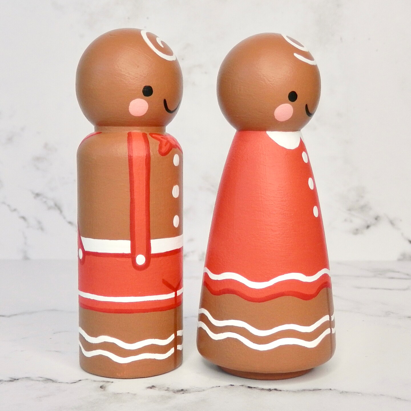 Gingerbread Peg Doll Set MakerPlace by Michaels