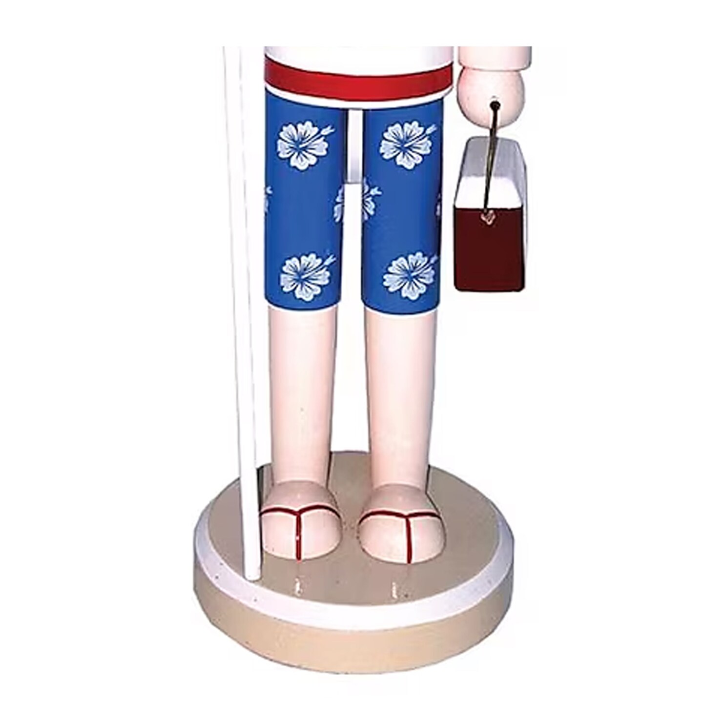 Santa&#x27;s Workshop 14 in Day at the Beach Nutcracker Figurine