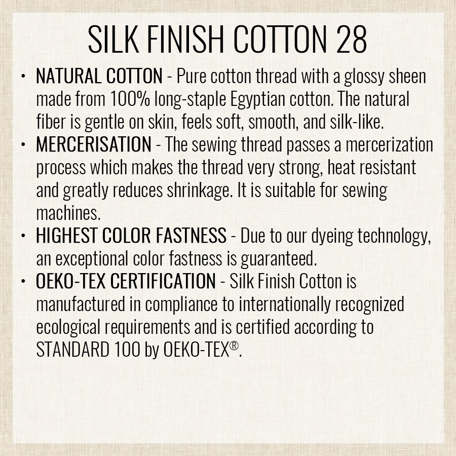 Common Hop (9128-0840) | Silk-Finish Cotton 28wt (80M / 87Y) | Mettler Thread