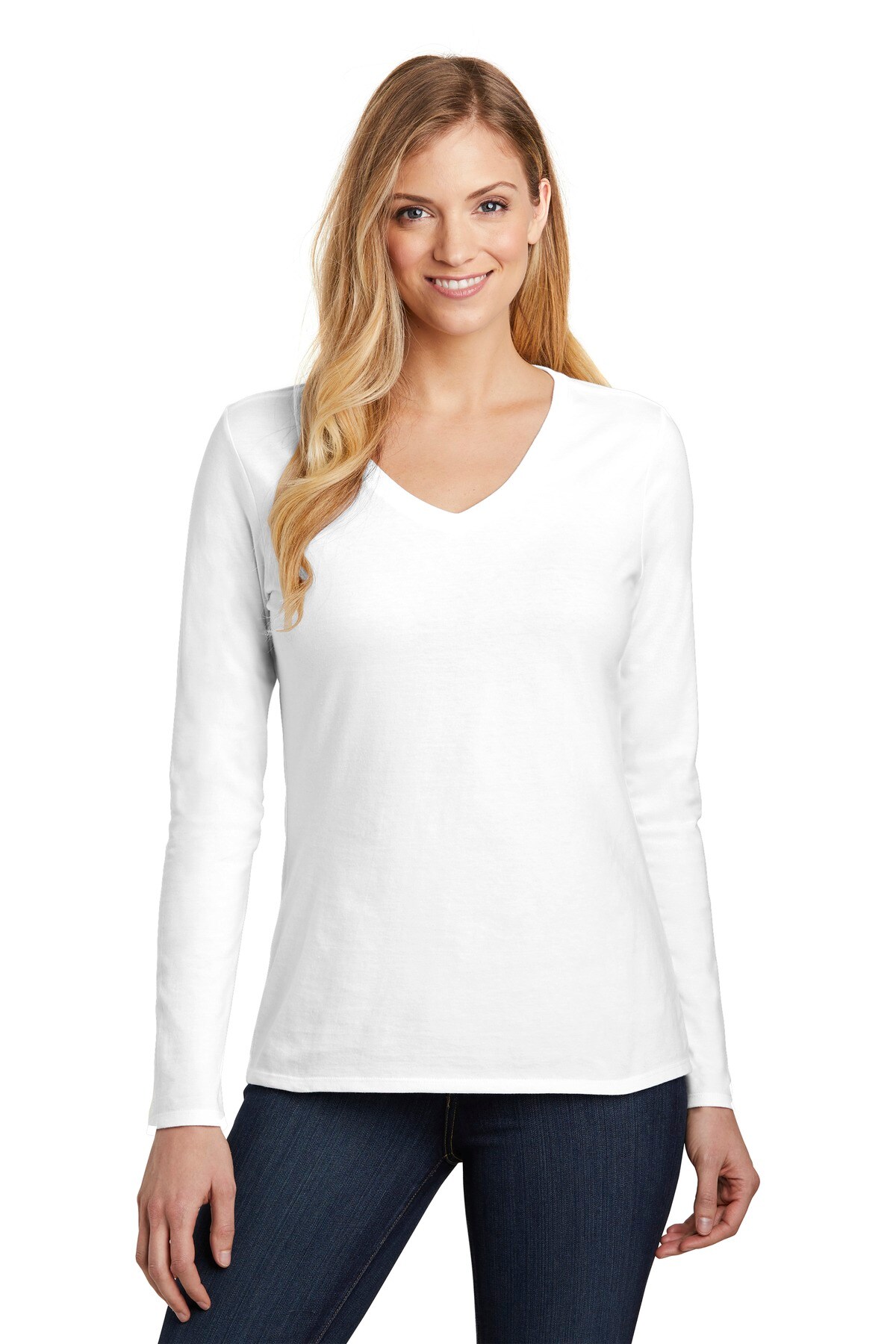 District&#xAE; Women&#x2019;s Long Sleeve V-Neck Tee