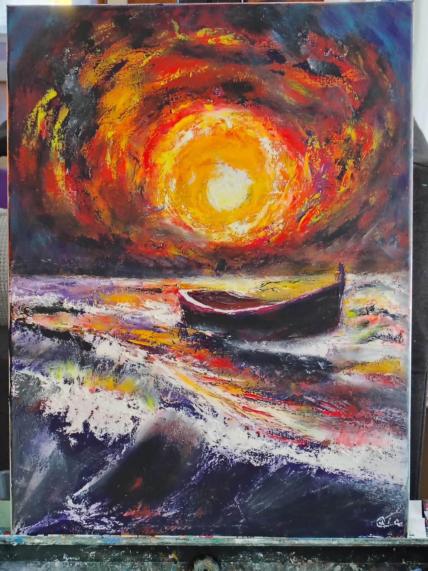 Original Oil Painting Unframed on Canvas 18x24 | MakerPlace by