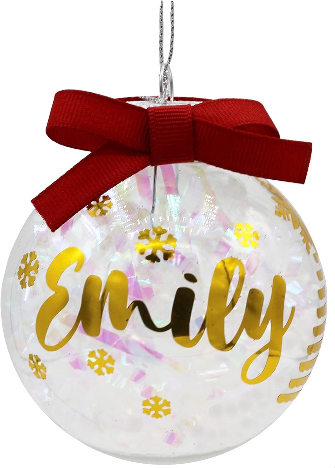 Bulk Value Pack of 25 Pcs - 67Mm (2-5/8 Inch) round Clear Plastic Ball Ornaments - Great for Crafting DIY Christmas Ornaments