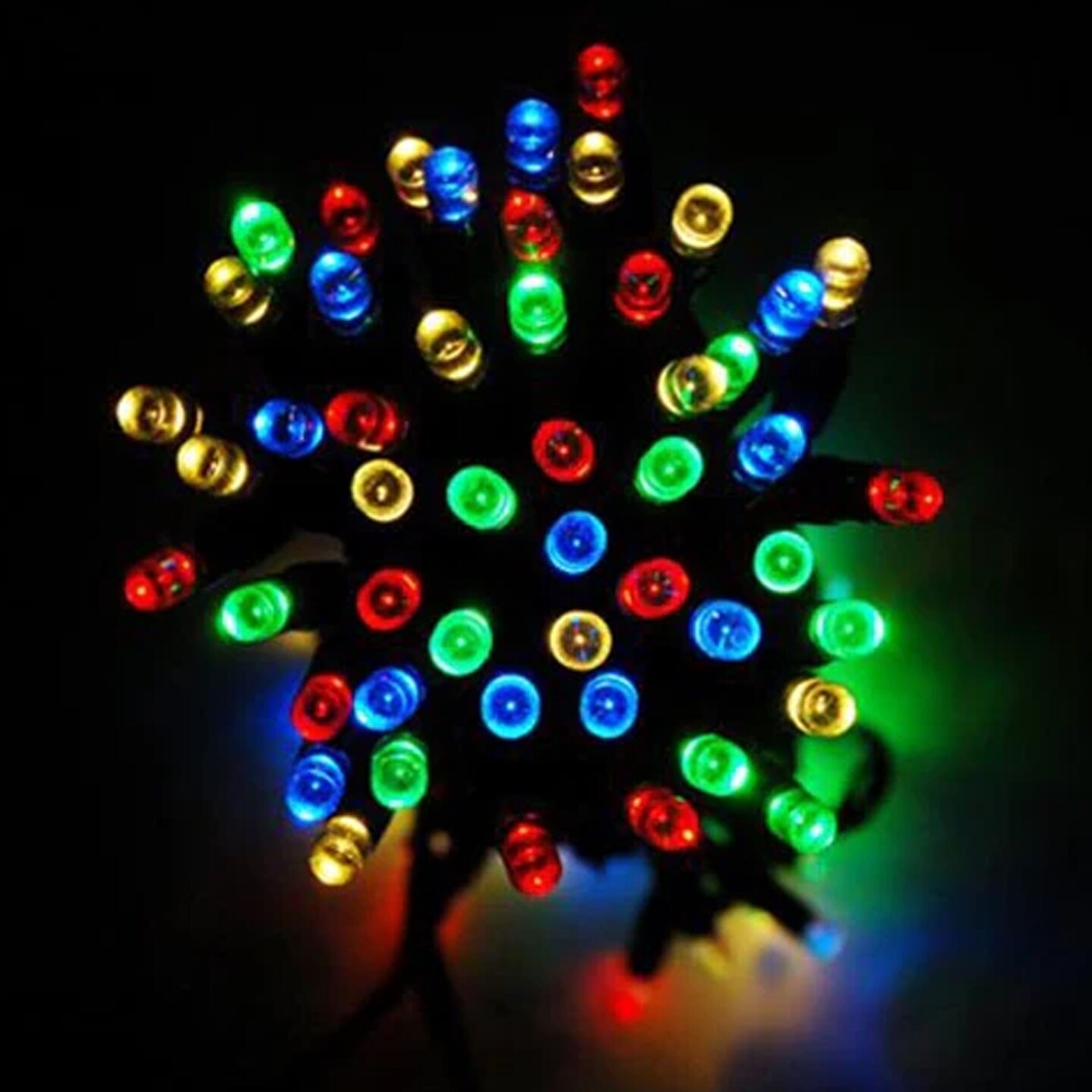 100 LED 32Ft Solar Powered Outdoor String Light Multicolor