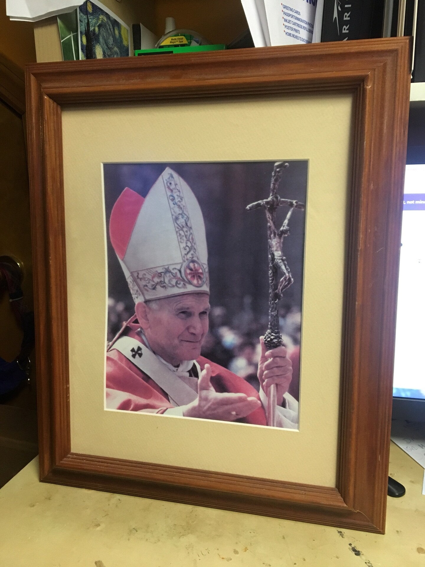 John paul II Framed Wall Art 11x14 inch