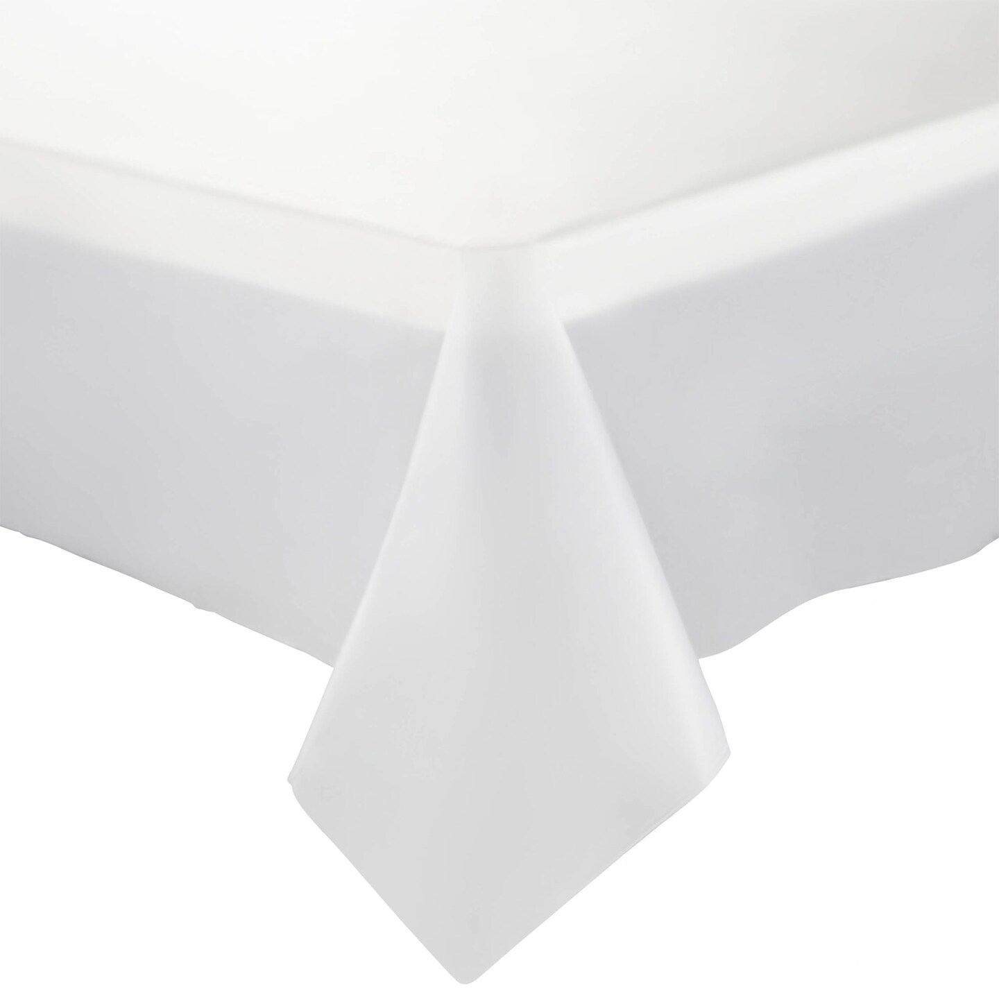 Clear Rectangular Disposable Plastic Tablecloths - 54&#x22; x 108&#x22; (96 Tablecloths)