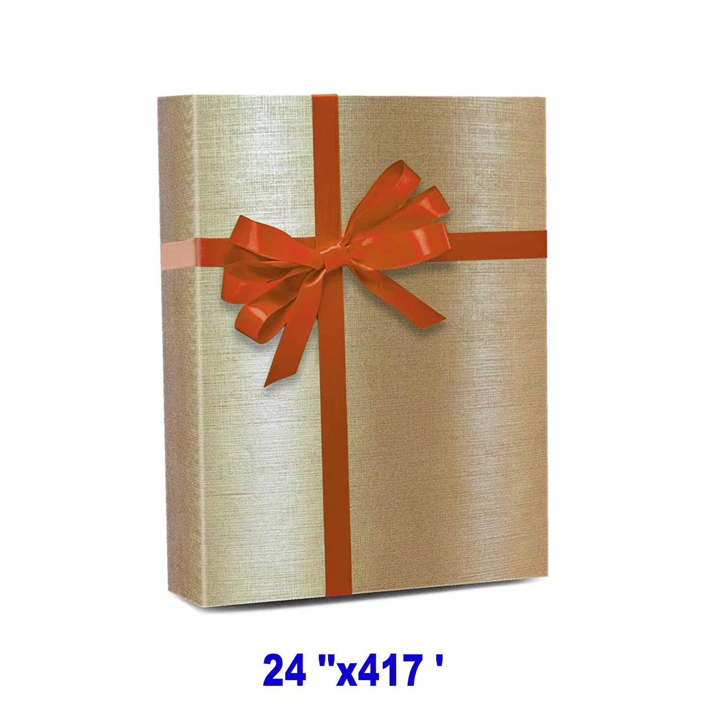 Heavy Duty Solid Wrapping Paper 24" x 417' 60 lbs for Reliable Coverage