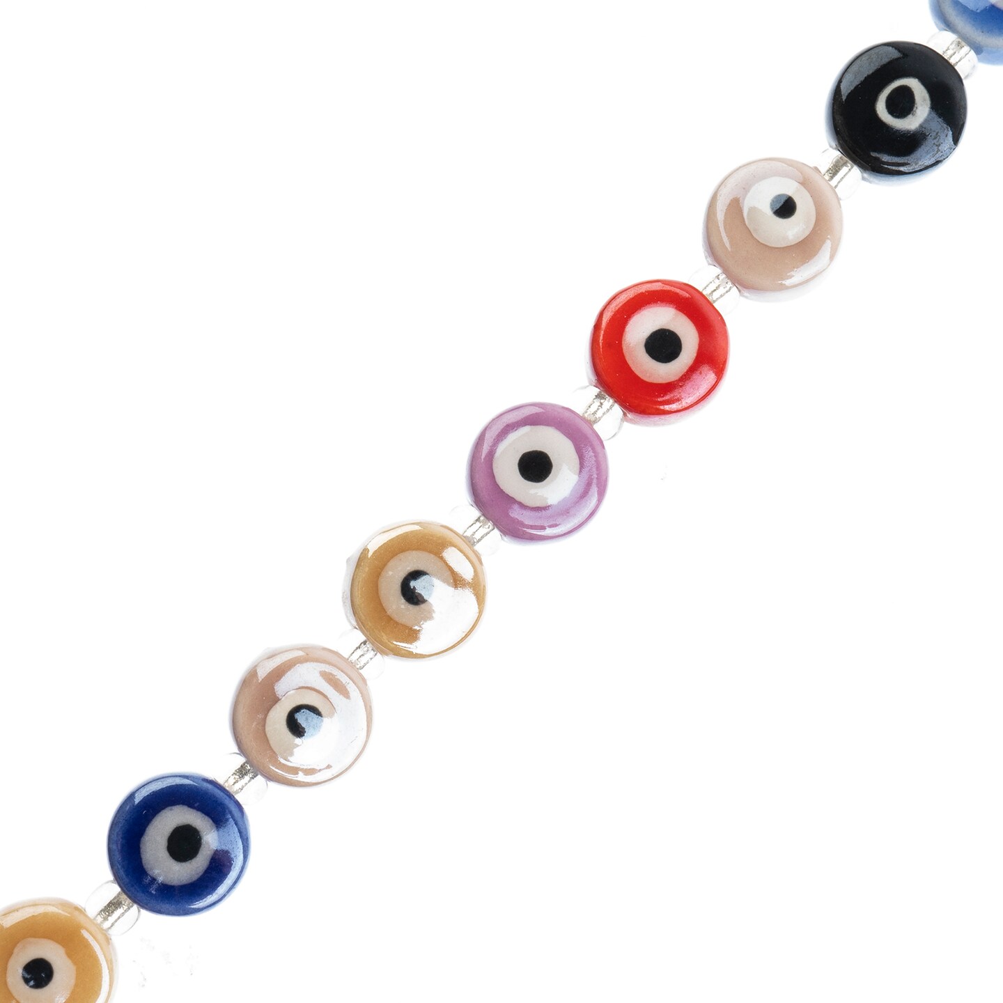 Crystal Lane DIY 7&#x22; Designer Glass Focal Bead Mix Strand