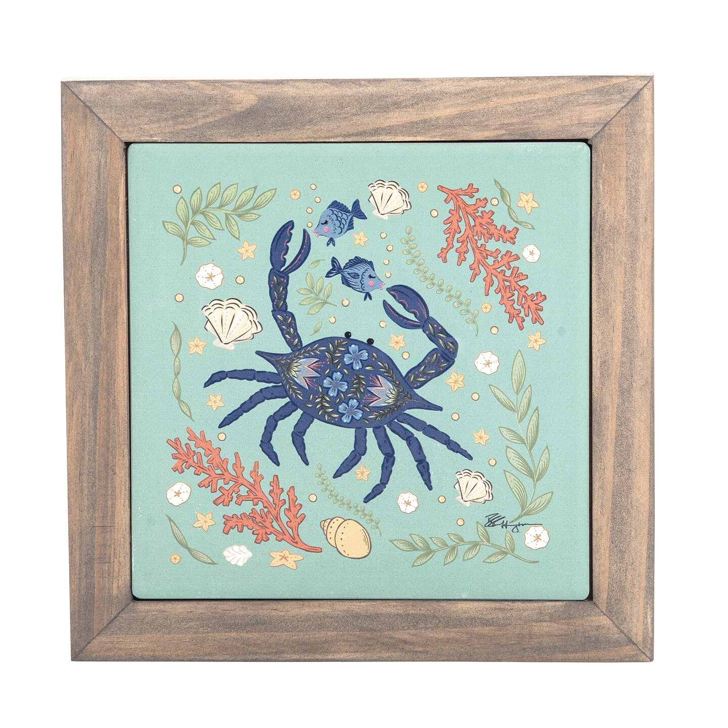 Blue Crab Trivet