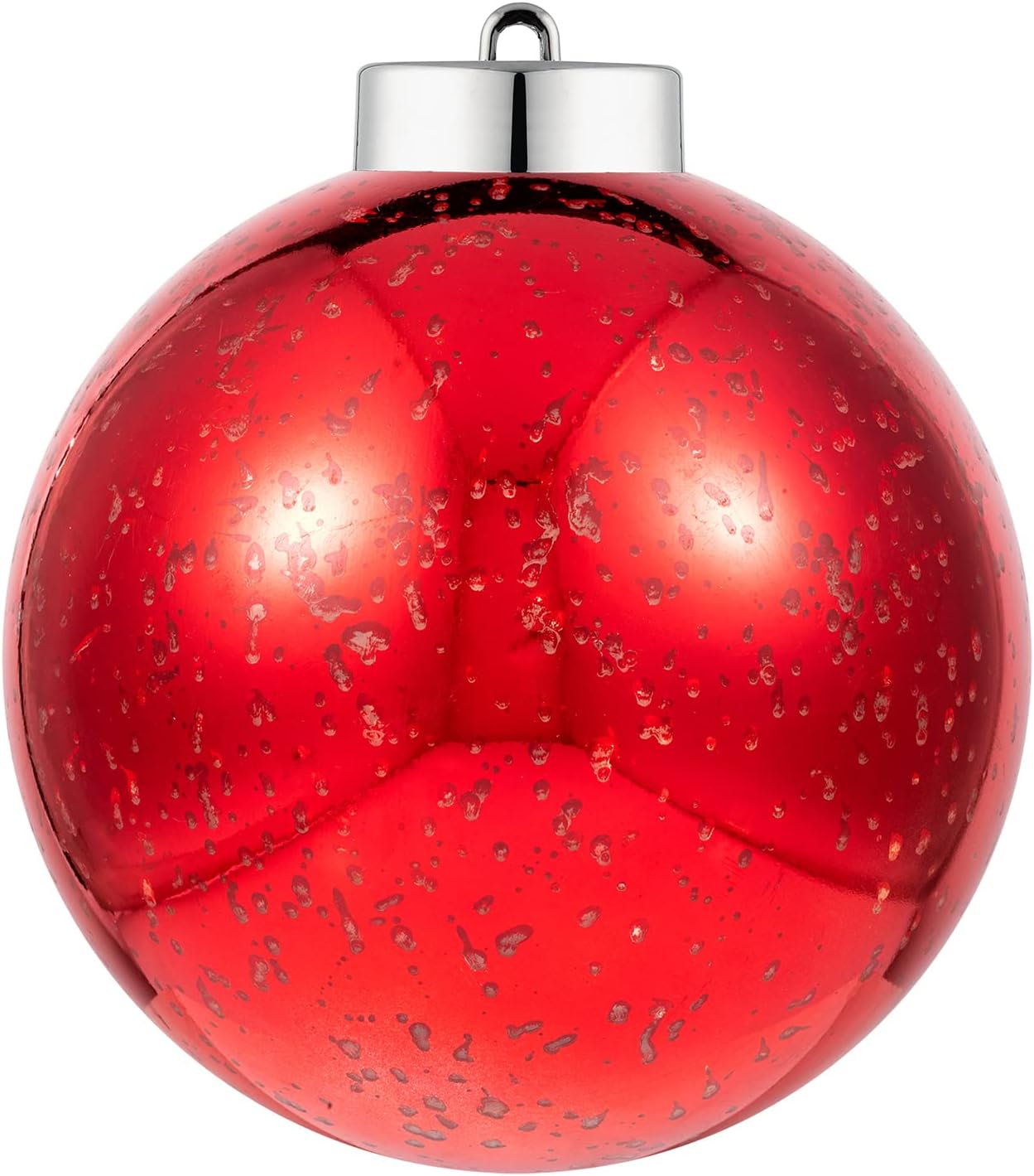 Large Christmas Ornaments Christmas Ball Ornaments Red Giant Shatterproof Christmas Ornaments Mercury Ball Christmas Tree Ornaments for Holiday Party(Red, 8.0&#x22; (1pcs))