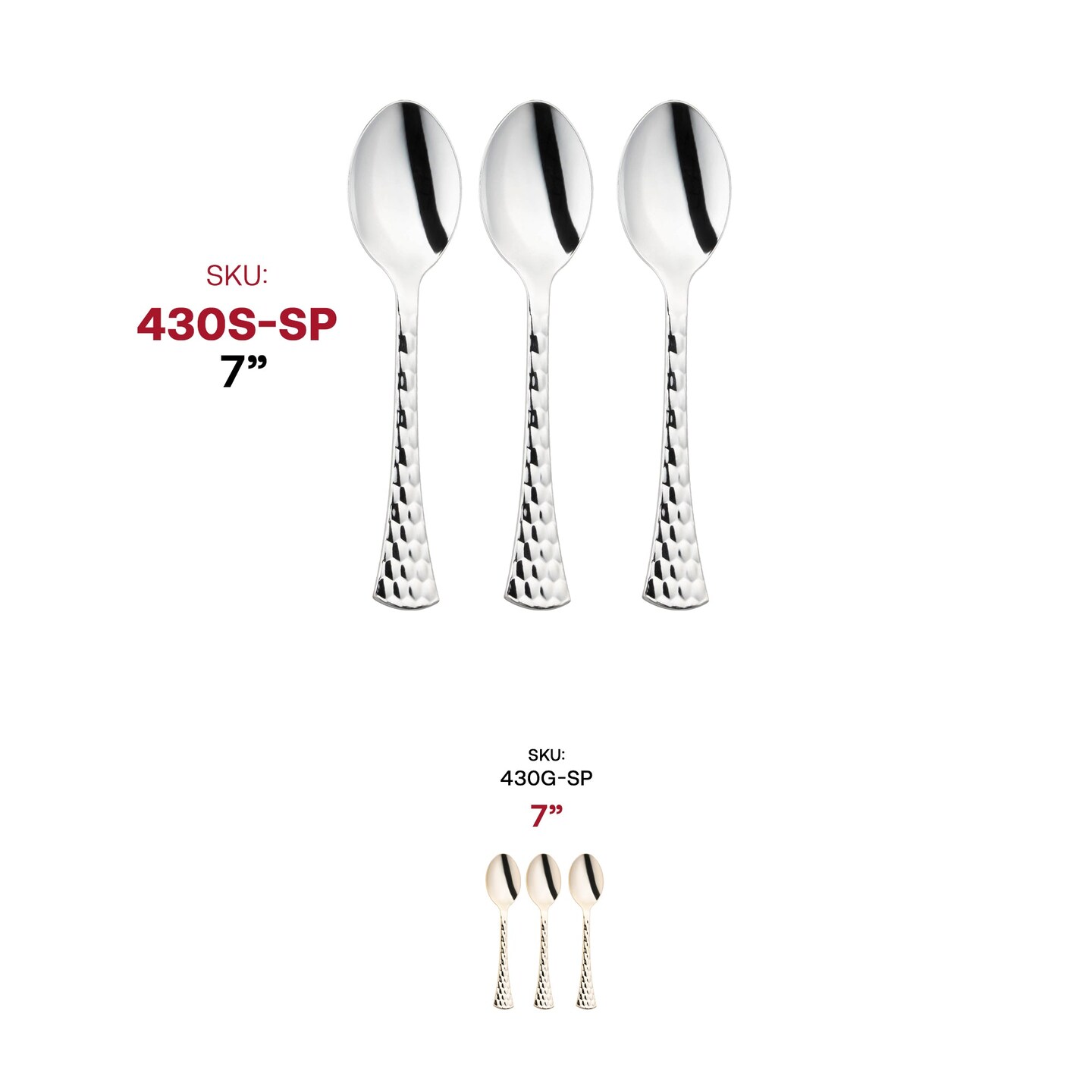 Shiny Silver Glamour Cutlery Disposable Plastic Spoons (600 Spoons)