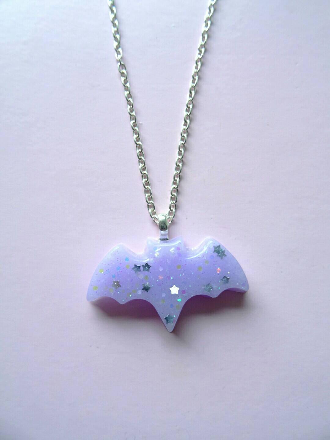 Kawaii Purple Bat Necklace MakerPlace by Michaels