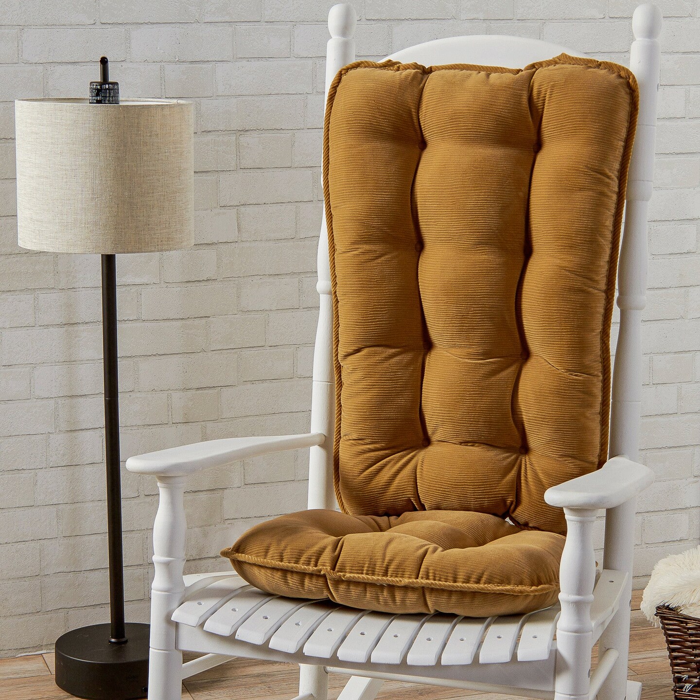 Corduroy Jumbo Rocker Cushion Set