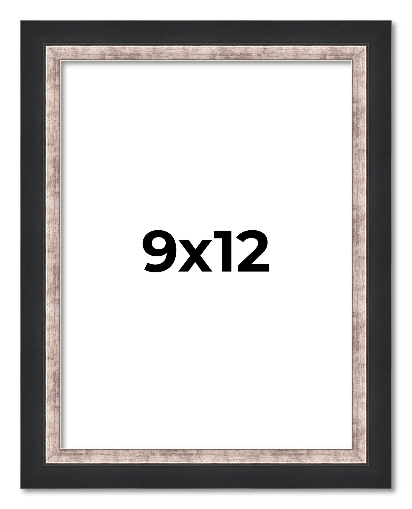 Photo Size Simple Silver Picture Frame - UV Acrylic, Foam Board