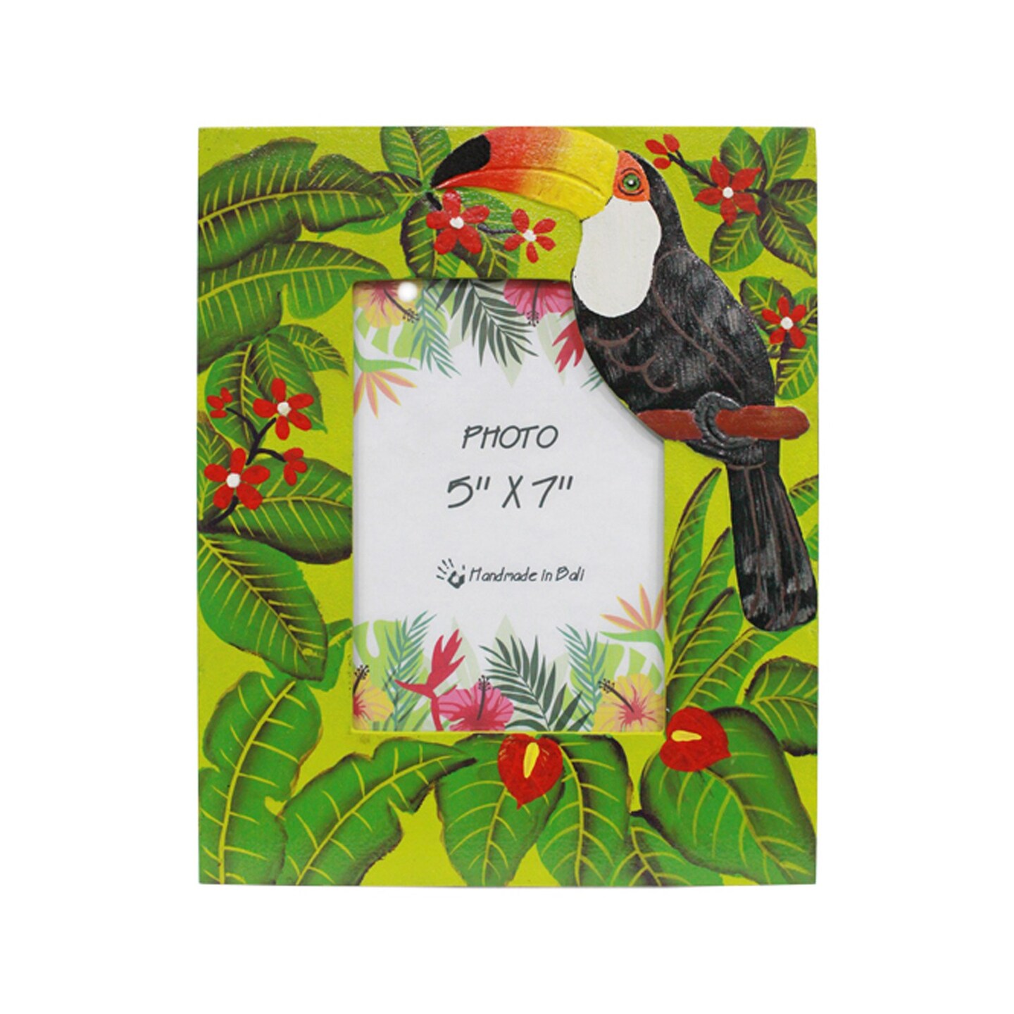 Green Toucan 5x7 Photo Frame