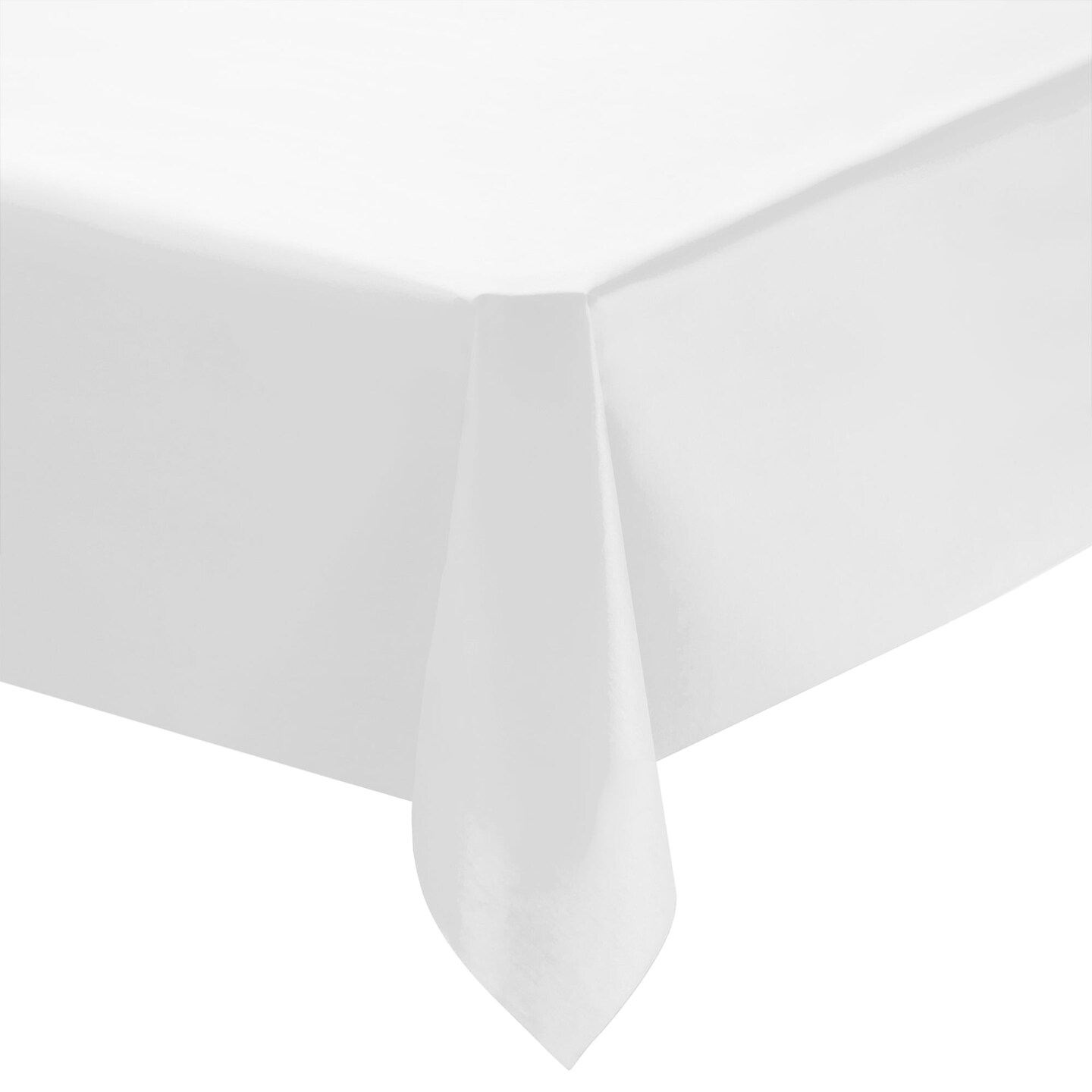 White Rectangular Linen-Like Tablecloths - 50" x 108" (12 Tablecloth)