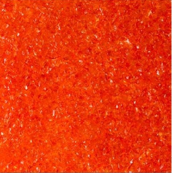 Oceanside Fusible Glass Frit Medium Light Orange 96 COE - 8.5oz Jar (171)