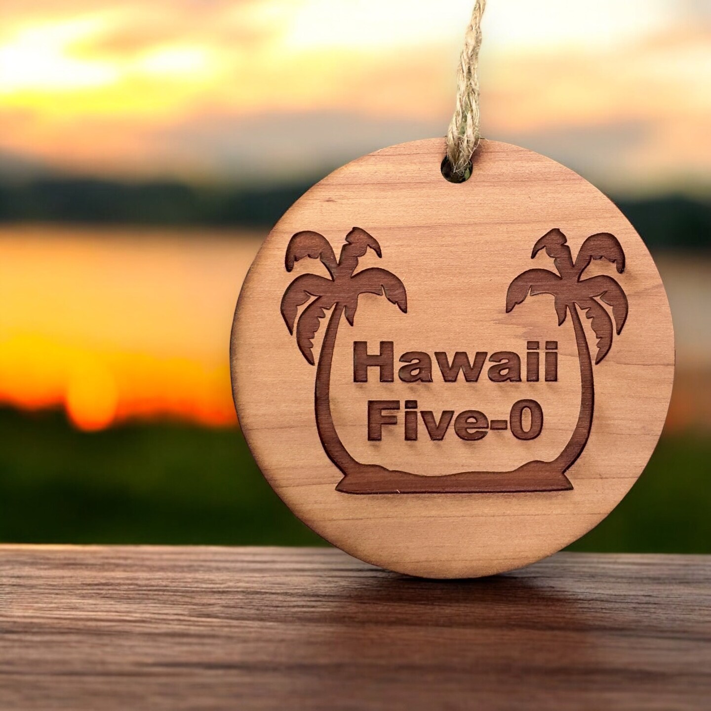 Hawaii Five-0 - Cedar Ornament Hawaii Five-0 - Cedar Ornament