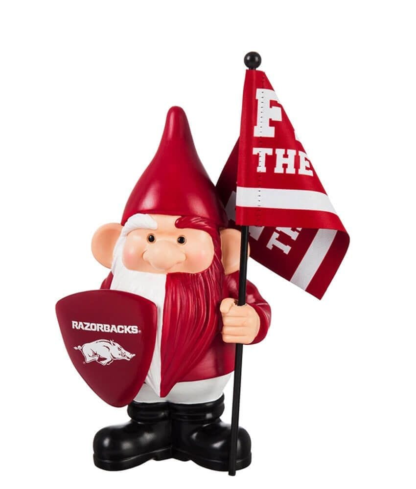 Arkansas Razorbacks Gnome with Flag Fear The Tusks