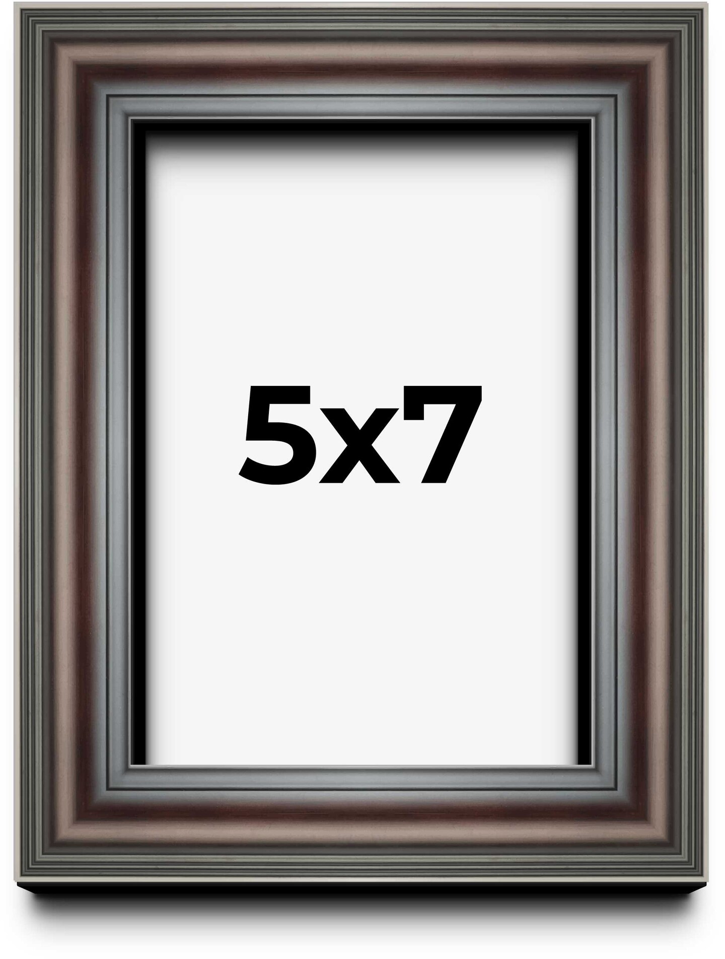 Photo Size Shadow Box 1.75" Deep Brown Frame - UV Acrylic, Backing, Hanging Hardware