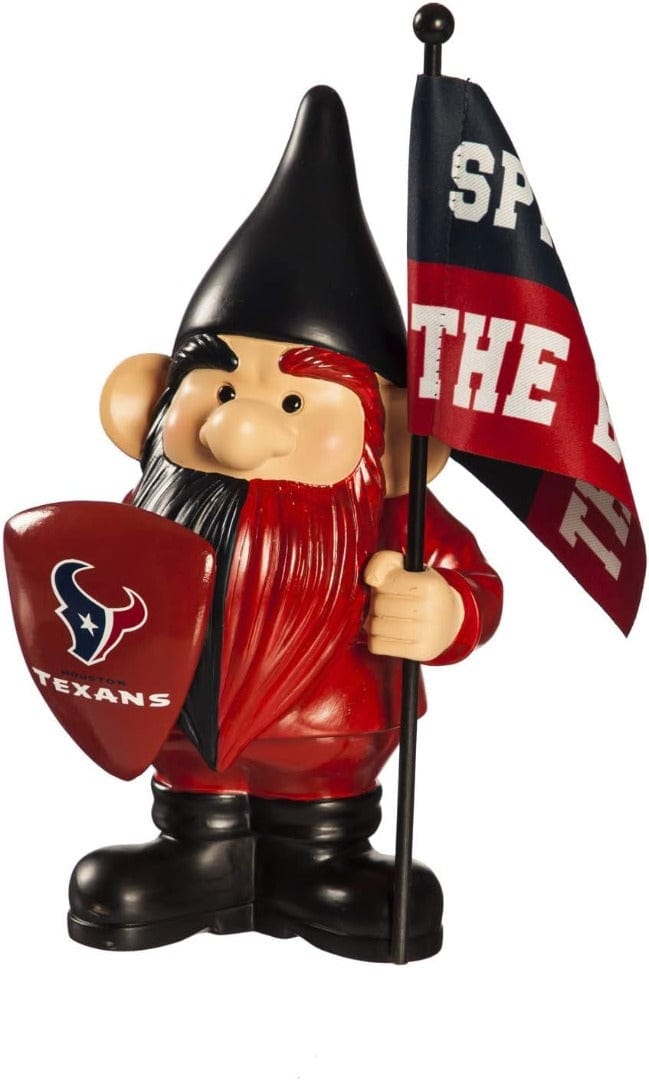 Houston Texans Gnome with Flag Spirit of the Bull