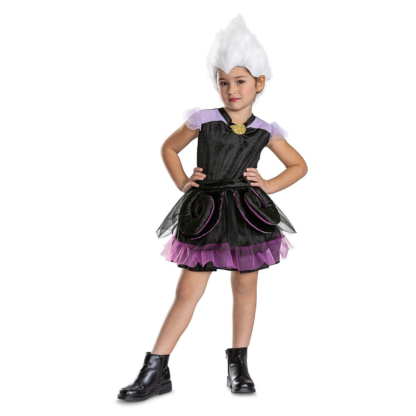 Girl&#x27;s Toddler Classic Disney&#x27;s Little Mermaid Ursula Costume