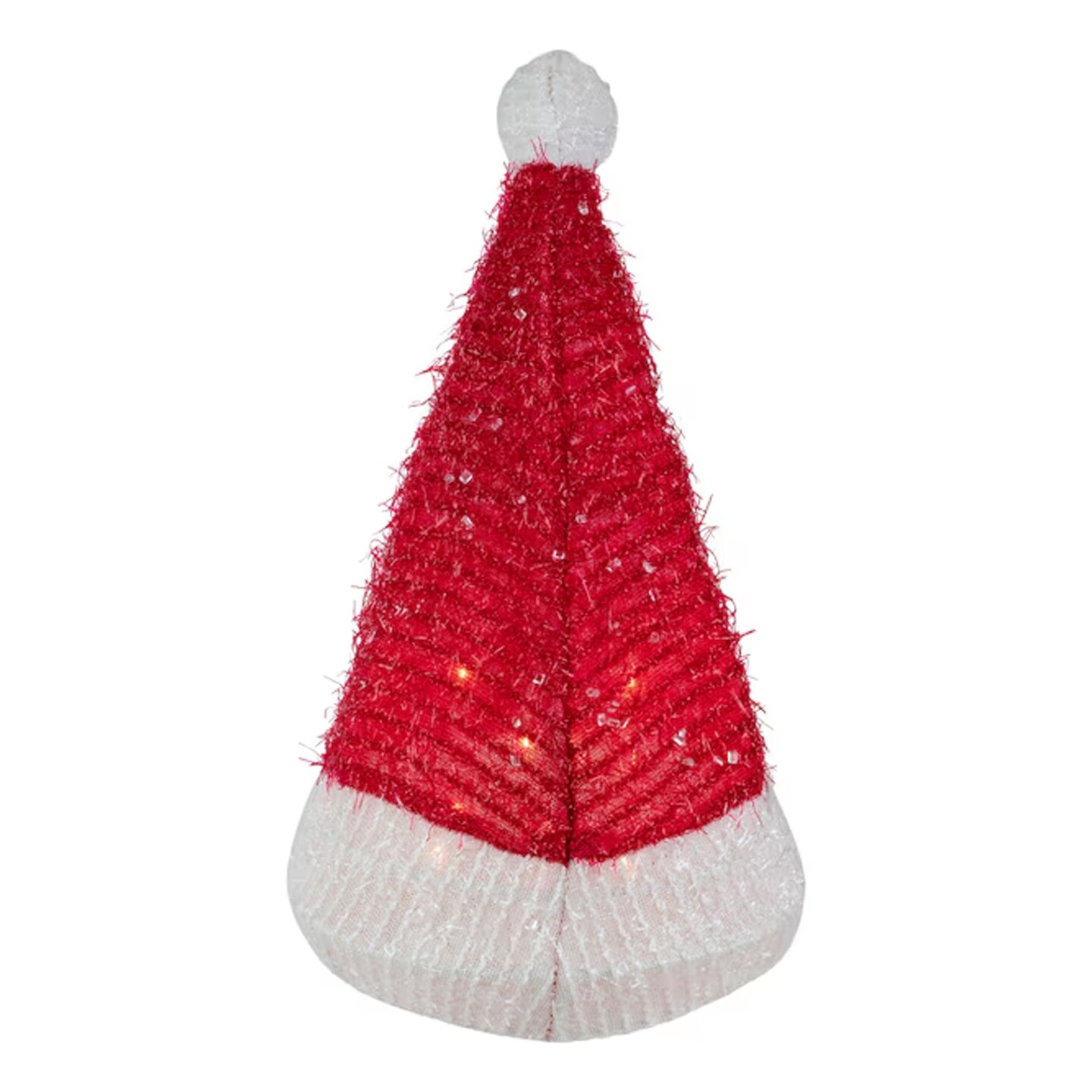 Northlight 12.25 n Santa Hat Red Clear Christmas Tree Topper