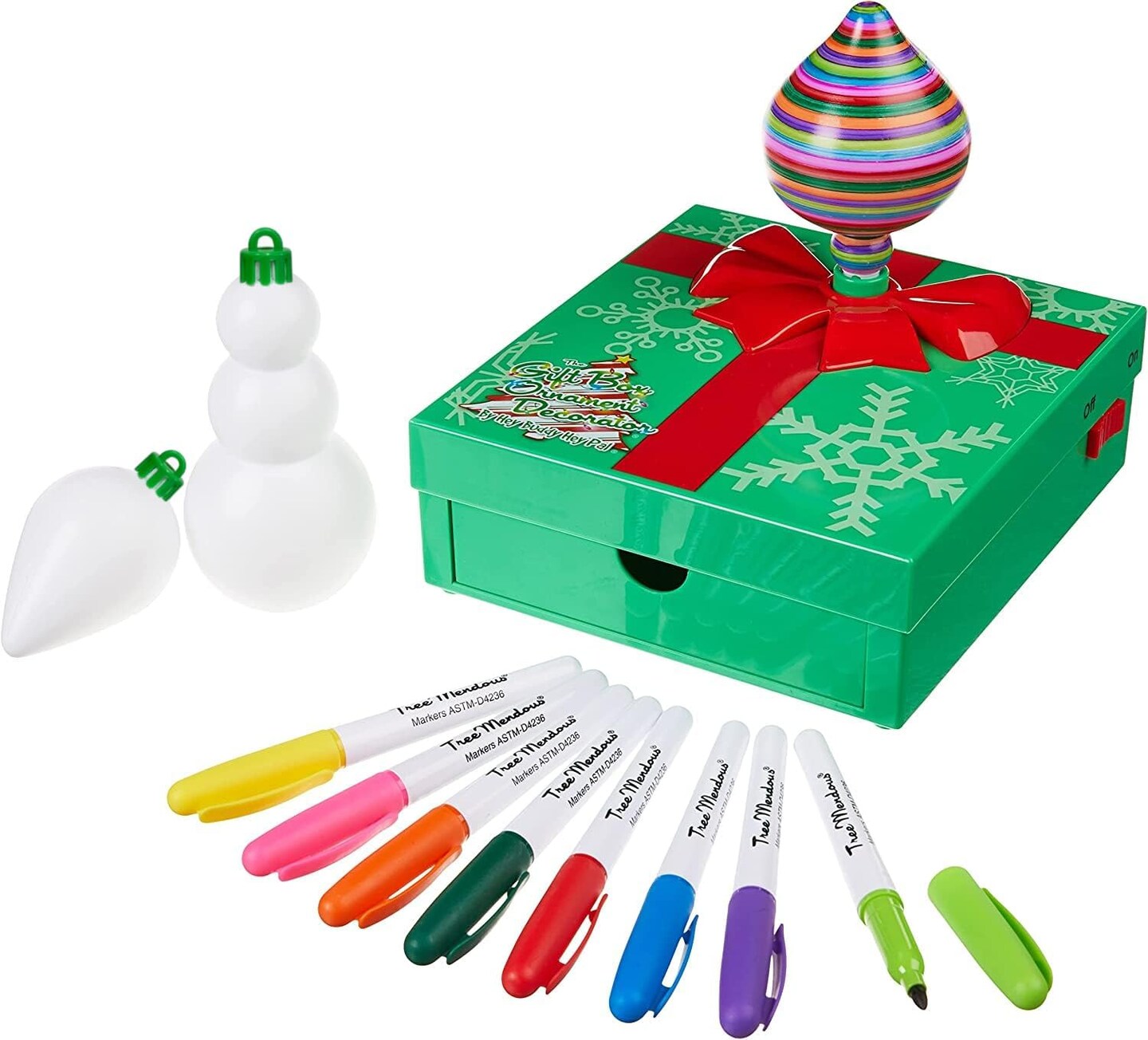 Gift Box Ornament Decorating Kit - Ages 3 and Up