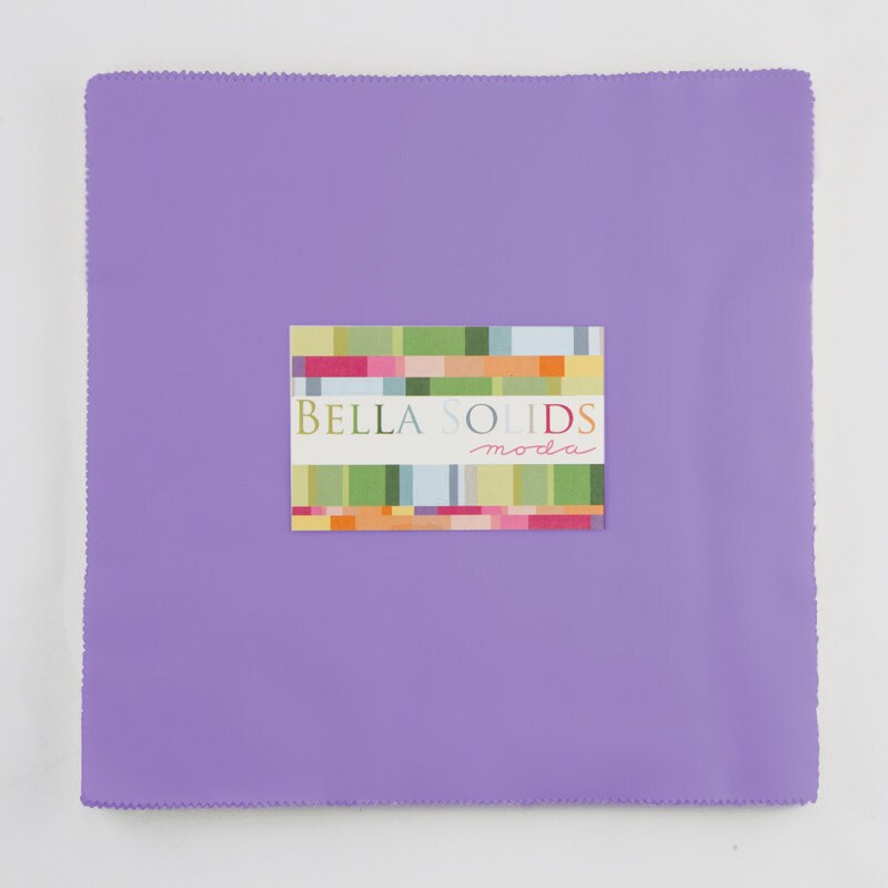Bella Solids 10" Square Junior Pack (Junior Layer Cake) in Hyacinth by Moda for Moda (9900JLC 93)