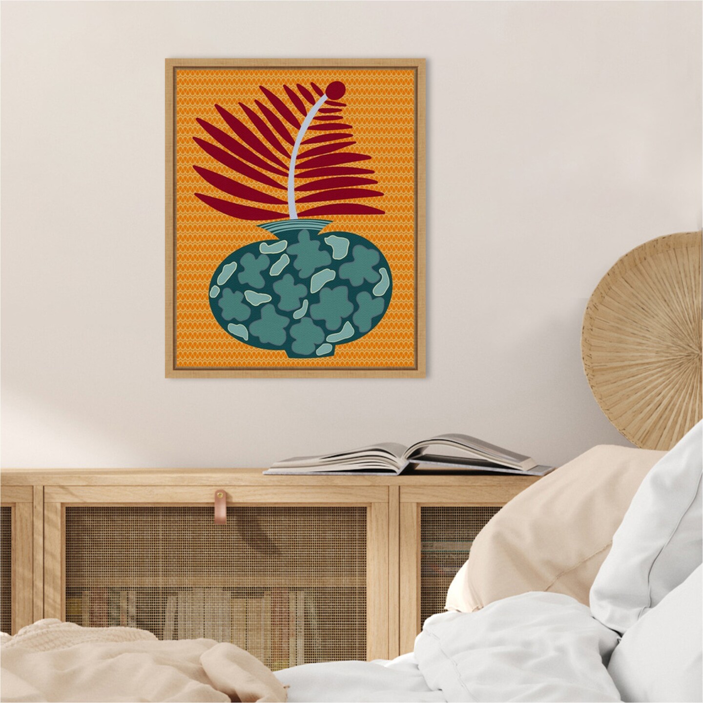 Snappy Botanical II by Regina Moore Framed Canvas Wall Art