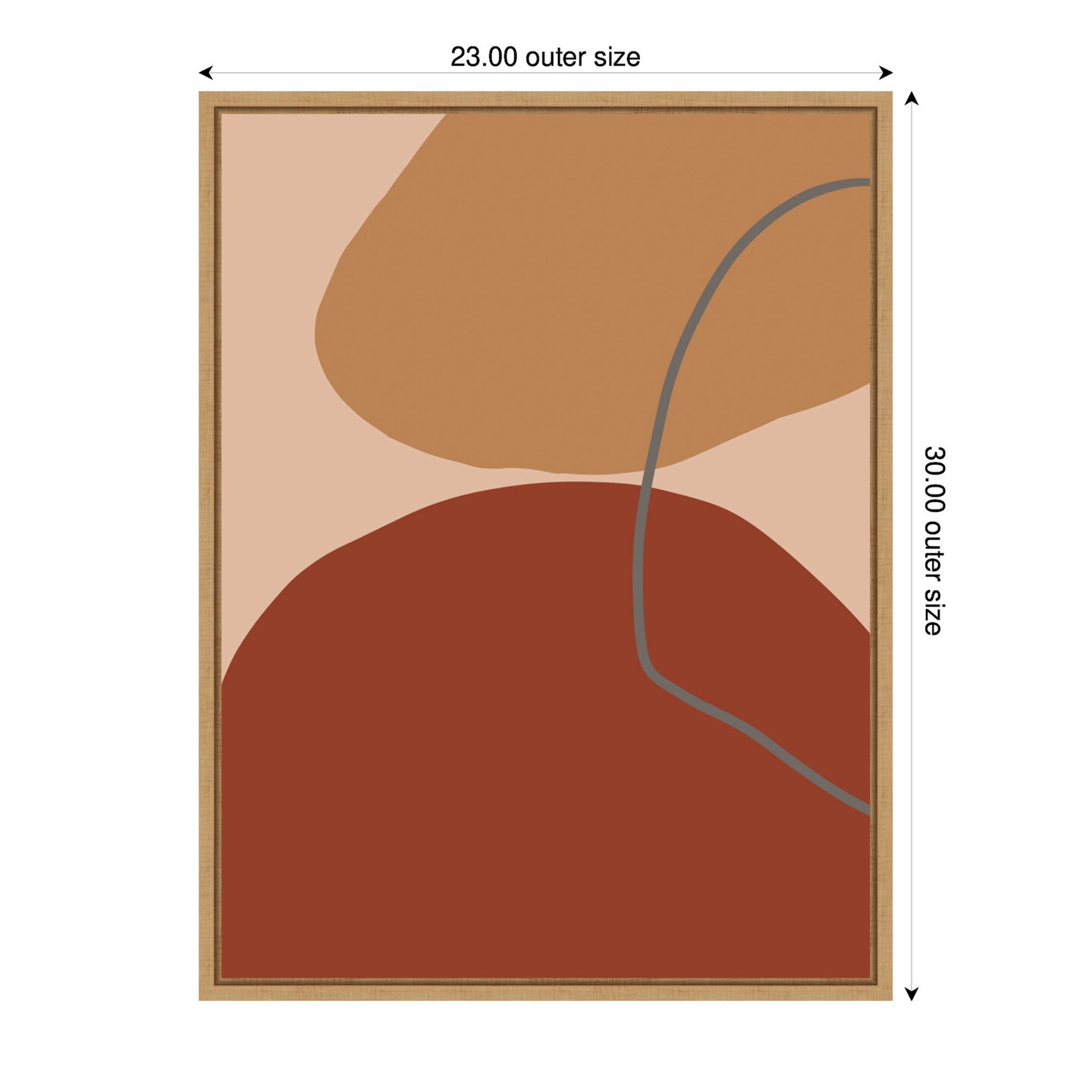 Subtile by Yopie Studio Framed Canvas Wall Art
