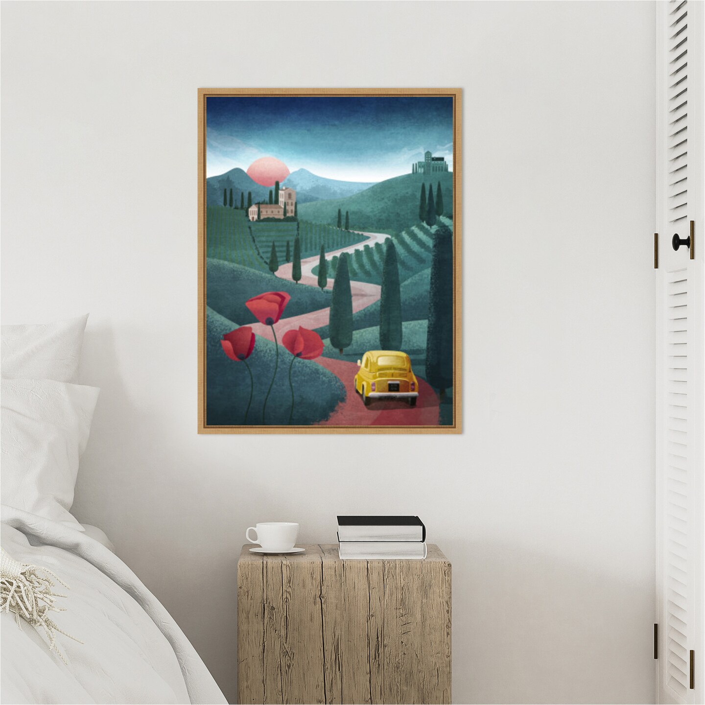 Tuscany by Emel Tunaboylu Framed Canvas Wall Art