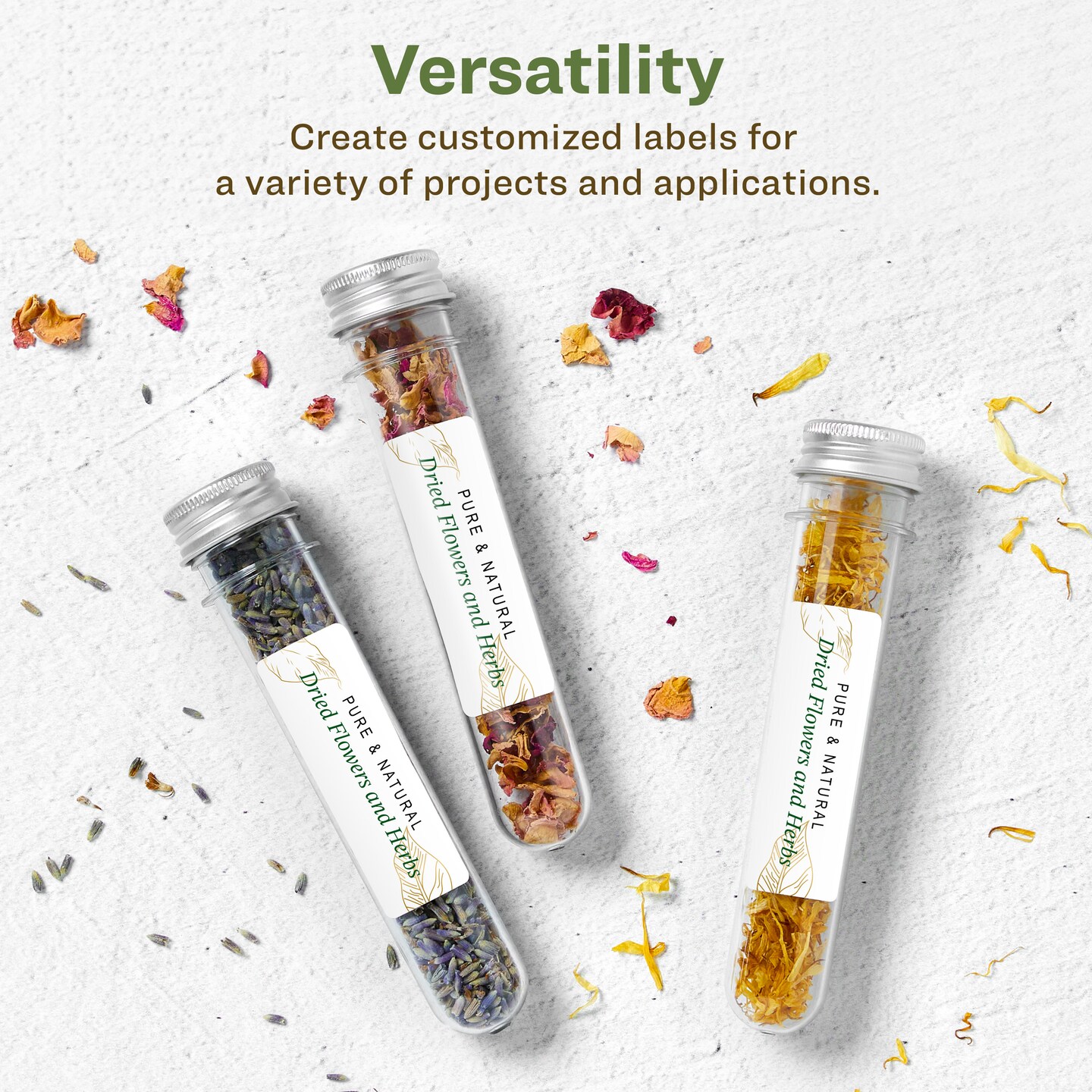 Avery Recycled Matte White Labels, 1" x 1-1/2" Rectangle