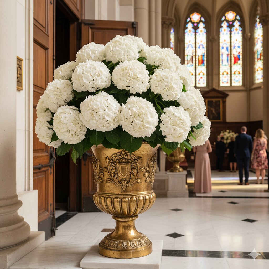18&#x22; Hydrangea Stem - 6 PACK