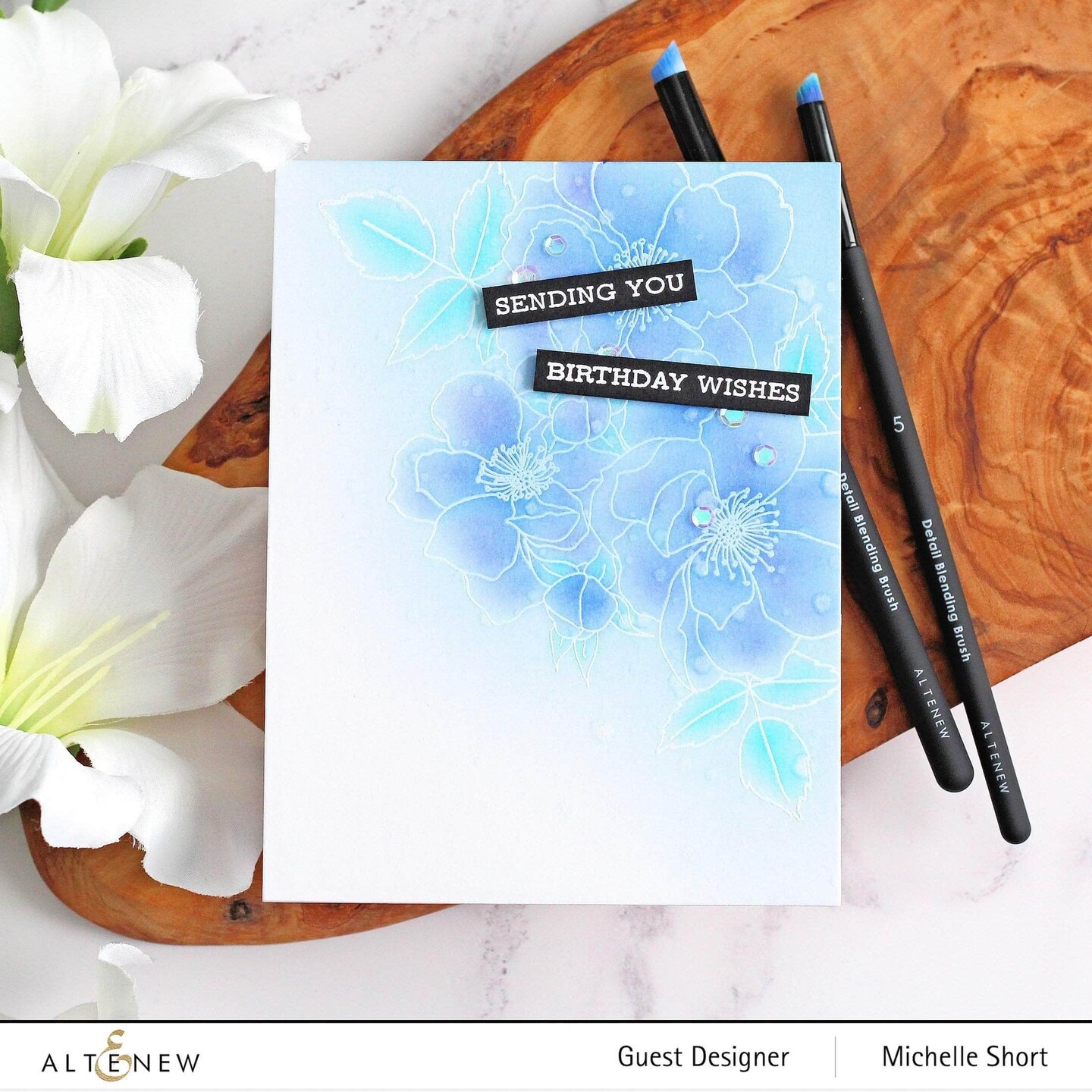 Detailed Blending Brush Set (Angled Bristles)