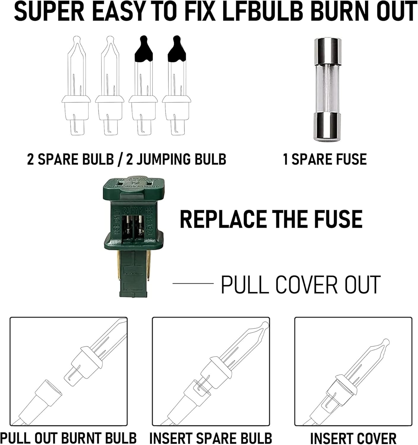 Multi-Colored Christmas Mini String Lights, 20FT 100 Count Incandescent Waterproof Fairy Lights Plug in, Connectable Christmas Decorations for Indoor Outdoor