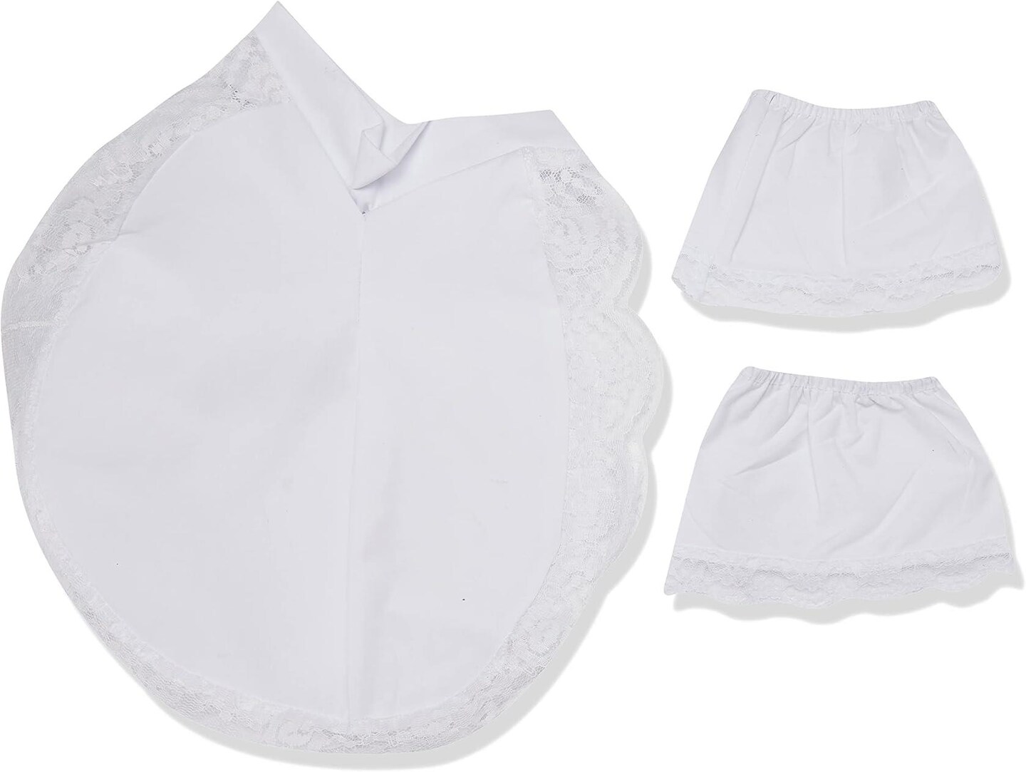 Colonial Jabot and Cuff Set colonial Pirate Steampunk Costume adult