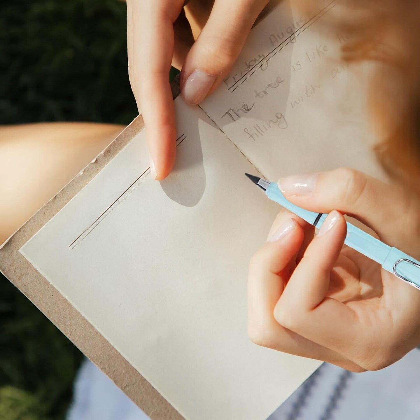 8-Piece Infinity Pencil Set – Everlasting Pencils with Erasers and Replaceable Nibs – No Sharpening, Eco-Friendly, Long-Lasting for Writing, Sketching, and Drawing (Macaron)