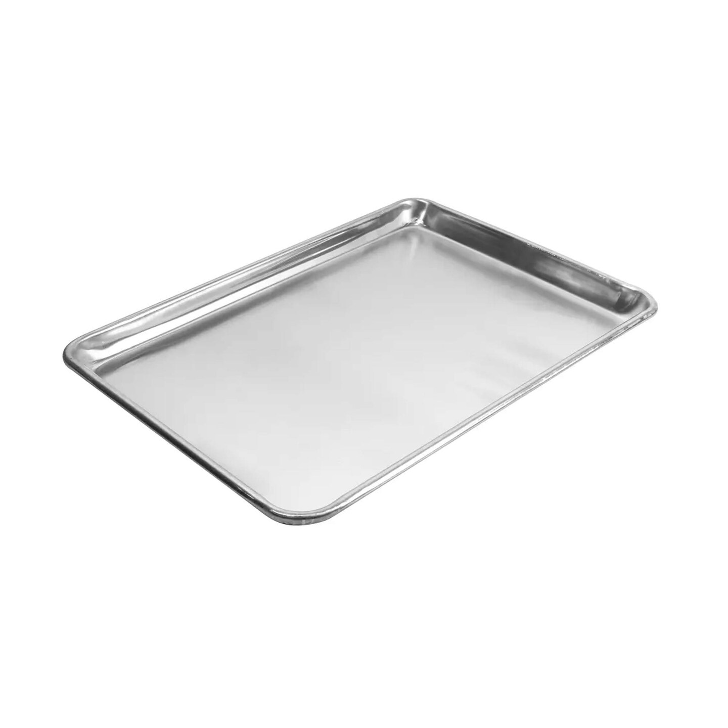 18&#x22; x 13&#x22; Half Size Sheet Pan 18 Gauge Aluminum Closed Bead Rim